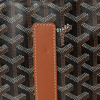 Goyard Goyardine Saint Leger Soft Briefcase Backpack Black Gold 11 of 11