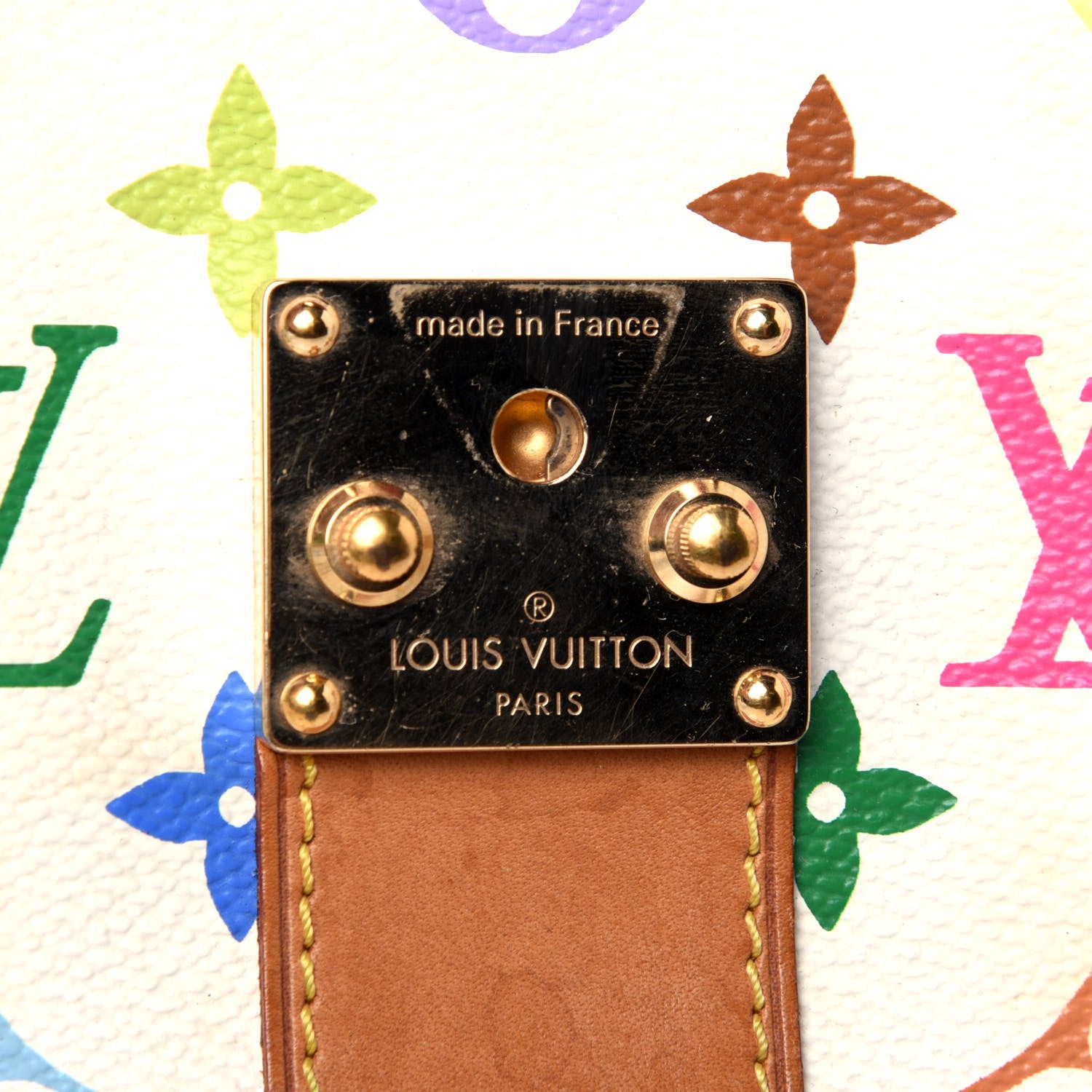 Louis Vuitton Monogram Multicolor Speedy 30 White 6 of 13