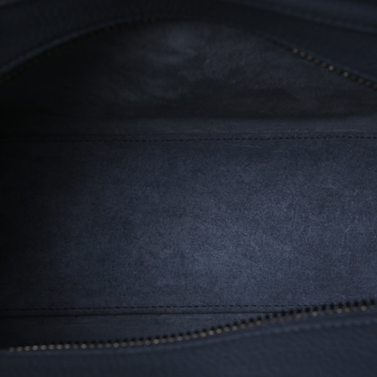 Drummed Calfskin Nano Luggage Kohl