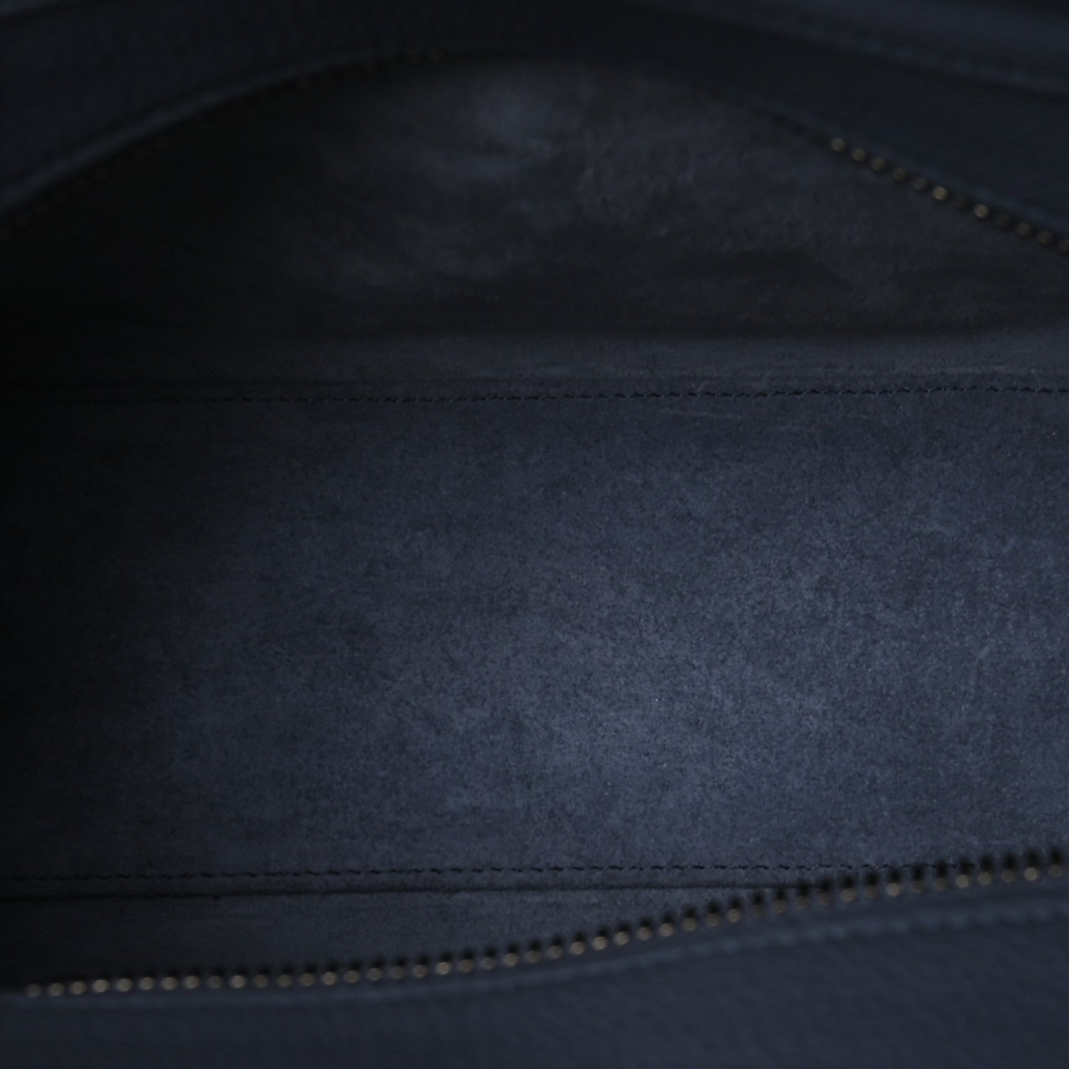 Celine Drummed Calfskin Nano Luggage Kohl 5 of 14