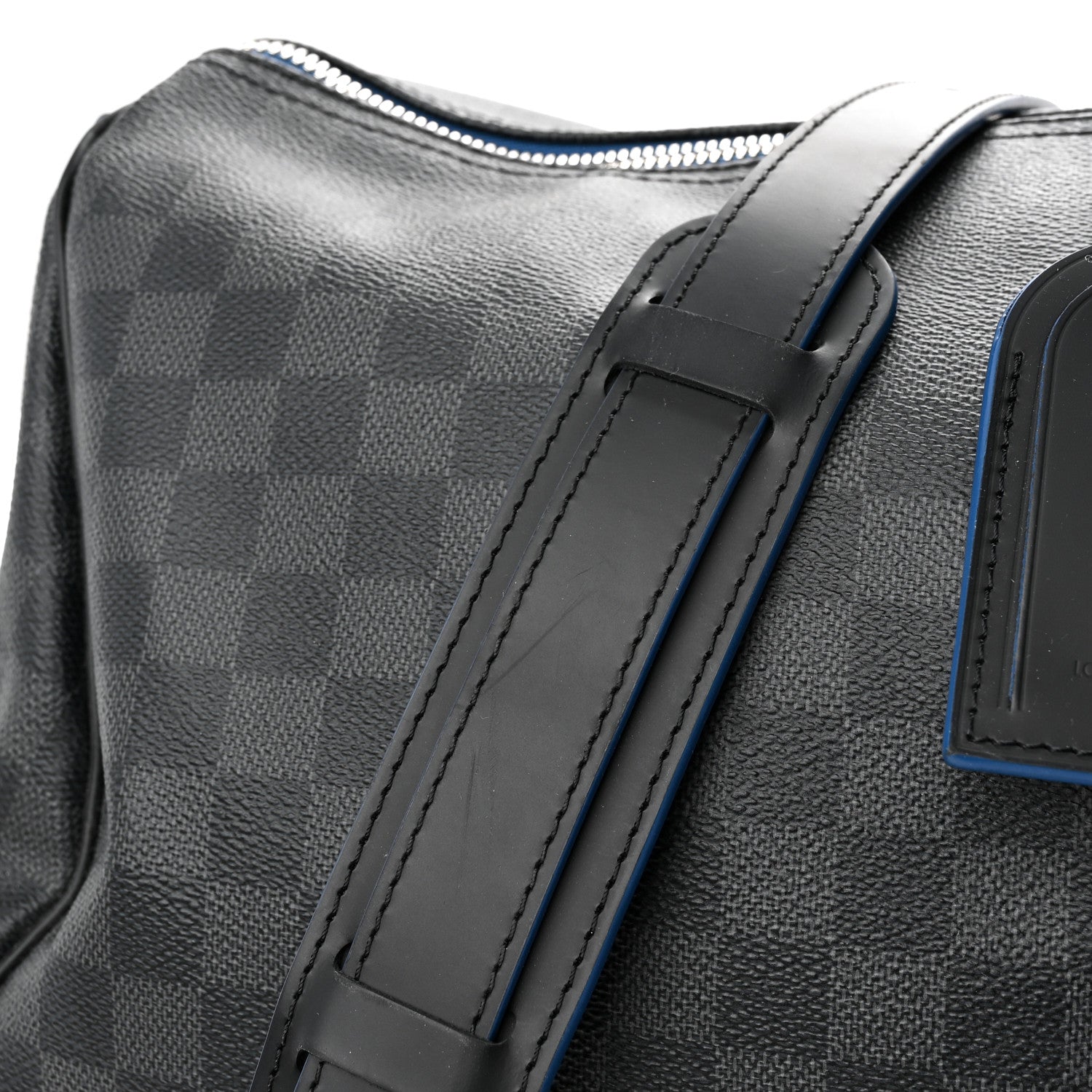 Louis Vuitton Damier Cobalt Keepall Bandouliere 55 10 of 15
