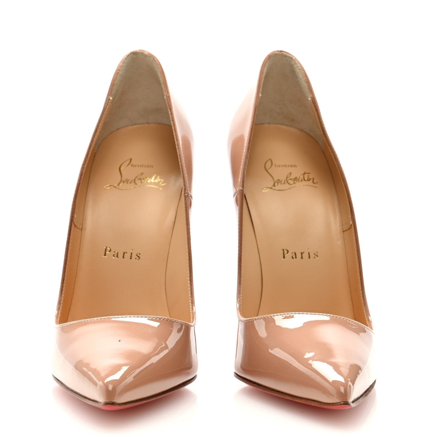 Christian Louboutin Patent So Kate 120 Pumps 36 Nude 3 of 7