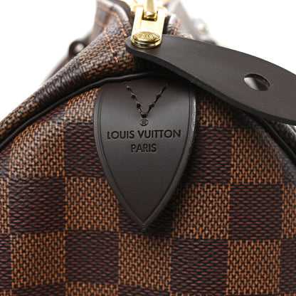 Louis Vuitton Damier Ebene Speedy 30 6 of 9