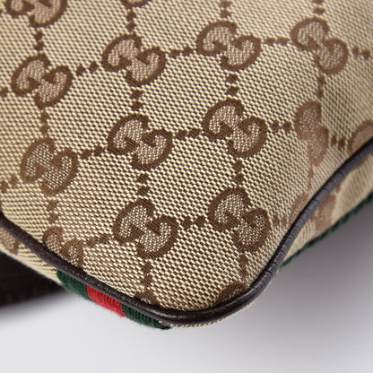 Gucci Monogram Web Jolicoeur Charms Messenger Dark Brown 10 of 10
