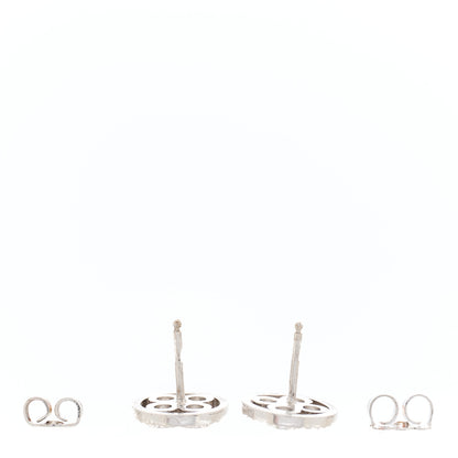 Louis Vuitton 18K White Gold Diamond Blossom BB Earrings 2 of 3
