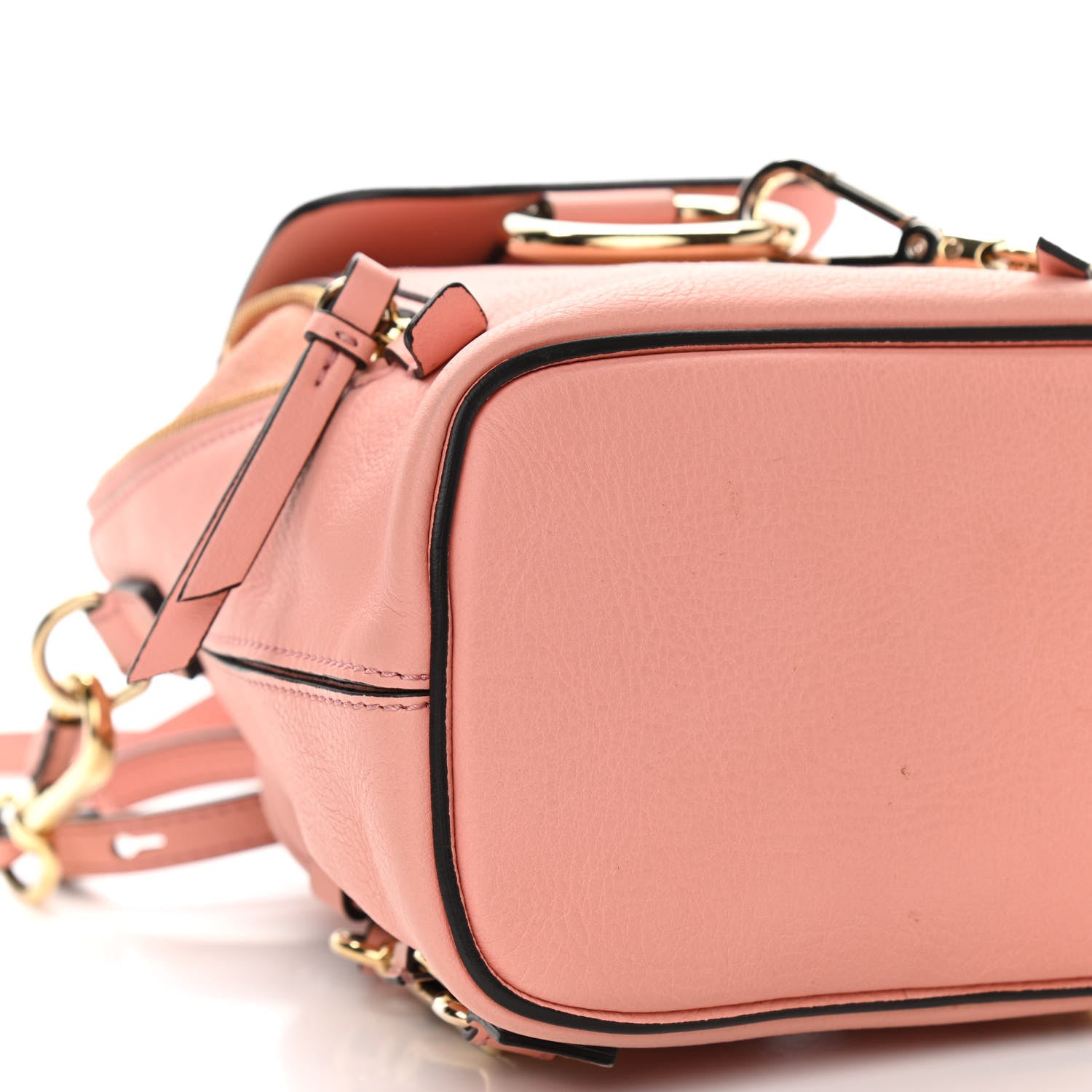 Chloe Suede Calfskin Mini Faye Backpack Ideal Blush 9 of 13