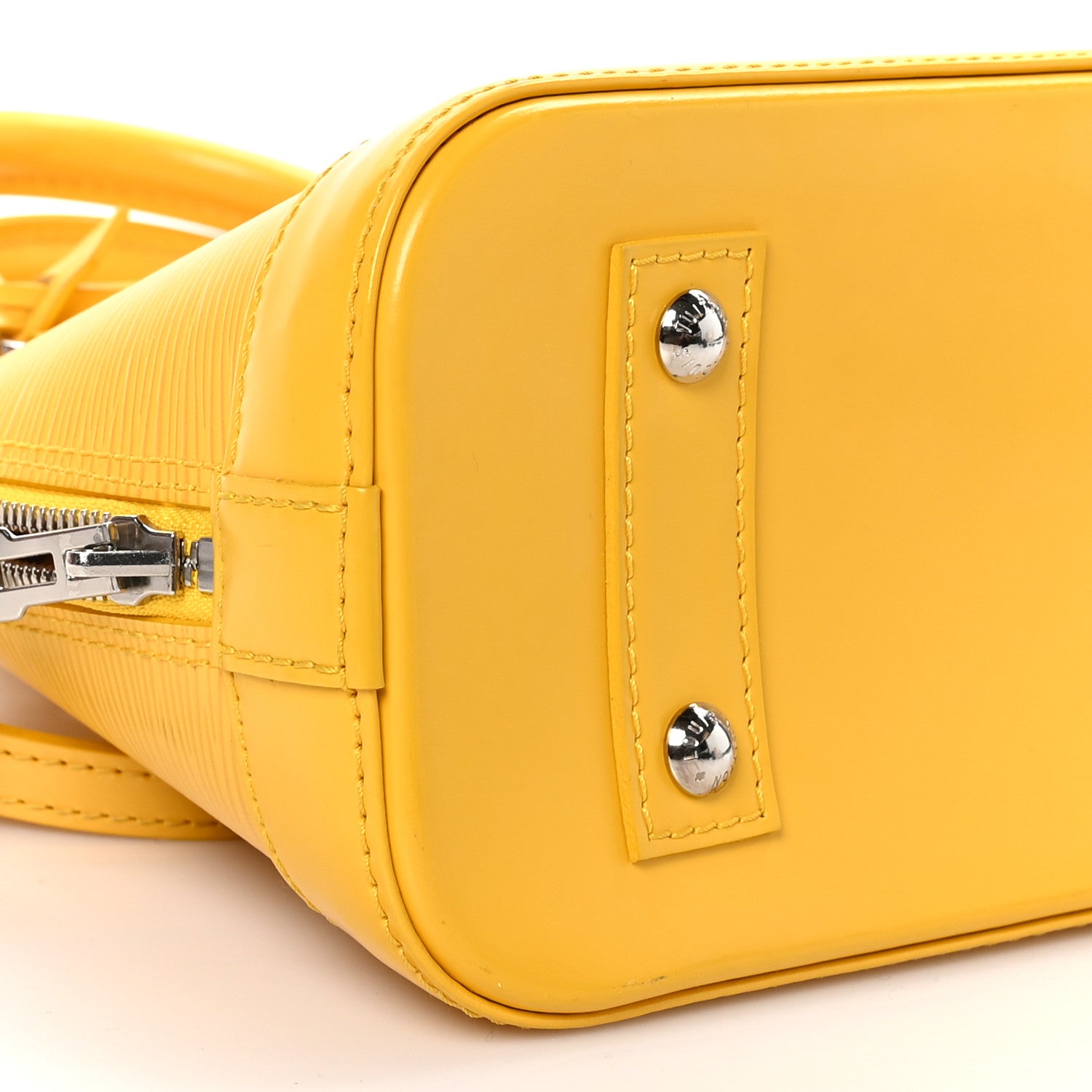 Louis Vuitton Epi Alma BB Citron 8 of 10