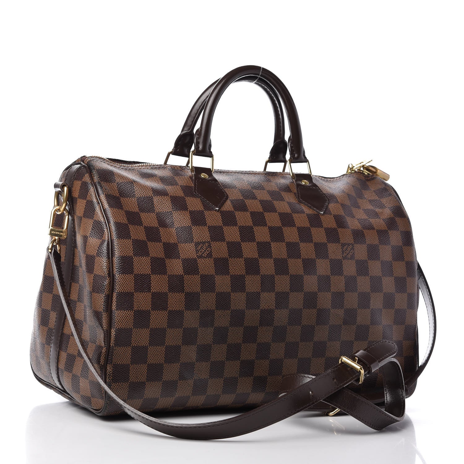 Louis Vuitton Damier Ebene Speedy Bandouliere 35 3 of 10