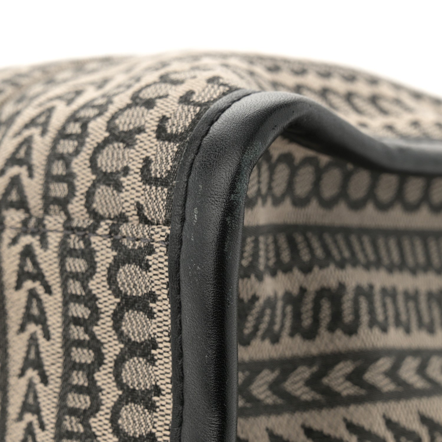 Marc Jacobs Cotton Jacquard Monogram Large The Traveler Tote Bag Beige Multicolor 11 of 11