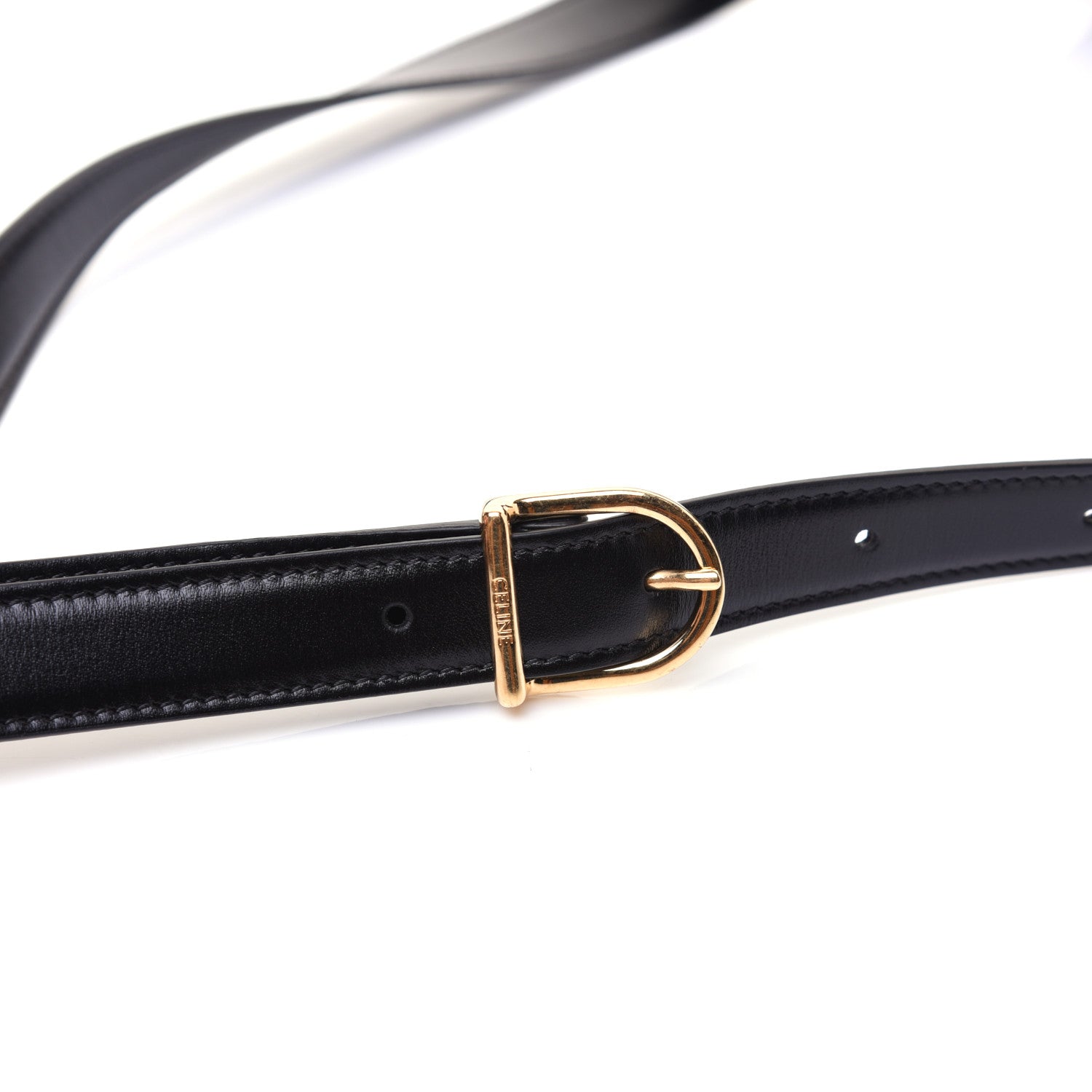 Celine Smooth Calfskin Tassel Belt Bag Black 11 of 12