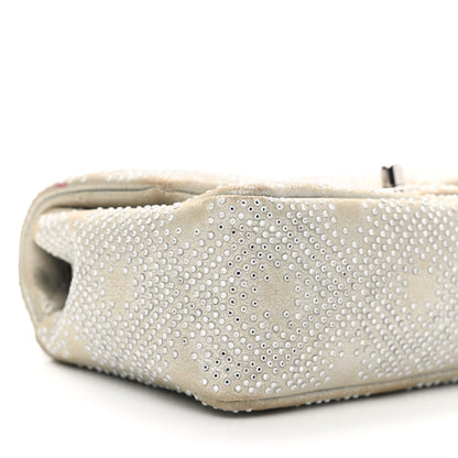Chanel Iridescent Calfskin Studded Mini Flap Silver 7 of 14