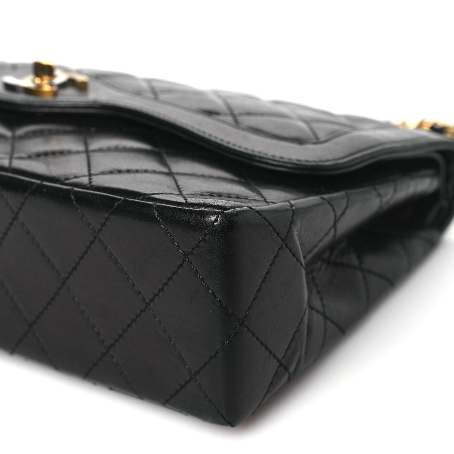 Chanel Lambskin Medium Double Flap Black 10 of 10