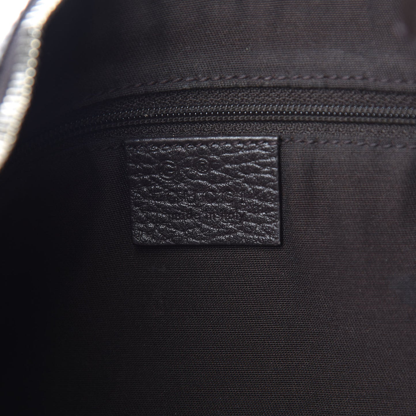 Crystal Monogram Large D Gold Hobo Dark Brown