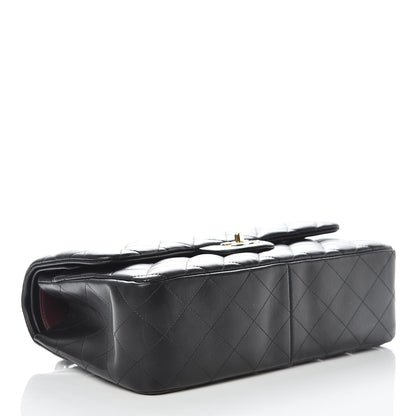 Chanel Lambskin Quilted Jumbo Double Flap Black 5 of 12
