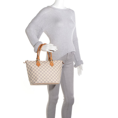 Louis Vuitton Damier Azur Saleya PM 2 of 7