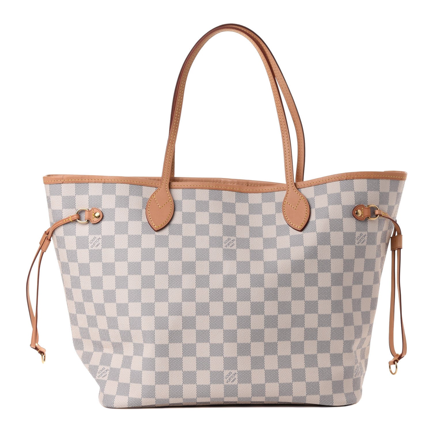 Louis Vuitton Damier Azur Neo Neverfull MM Rose Ballerine 1 of 4