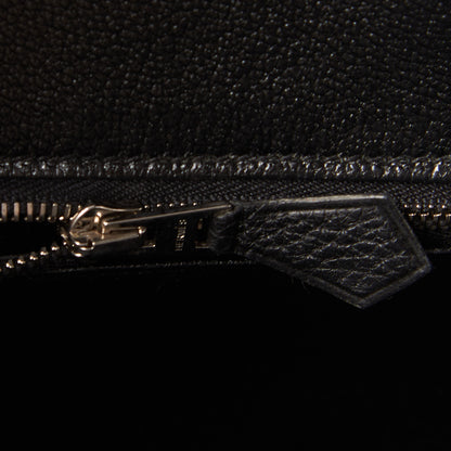 Hermes Togo Birkin 25 Black 15 of 32