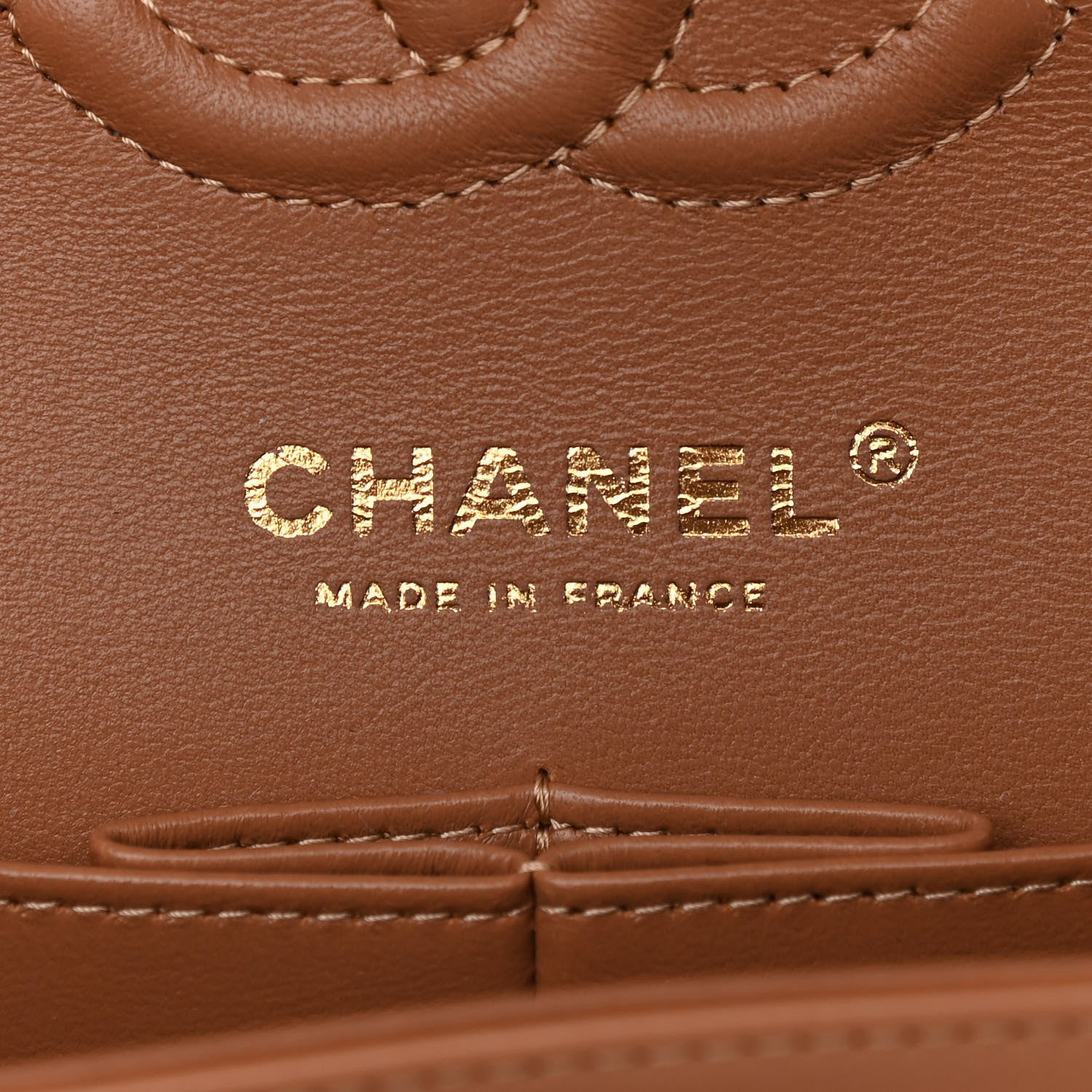 Chanel Lambskin Quilted Small Double Flap Brown 6 of 11