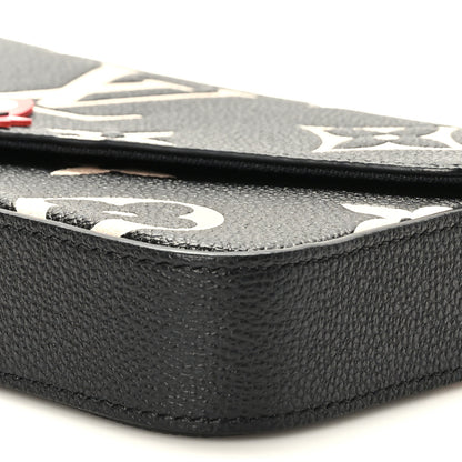 Louis Vuitton Empreinte Monogram Giant Crafty Pochette Felicie Black 8 of 8