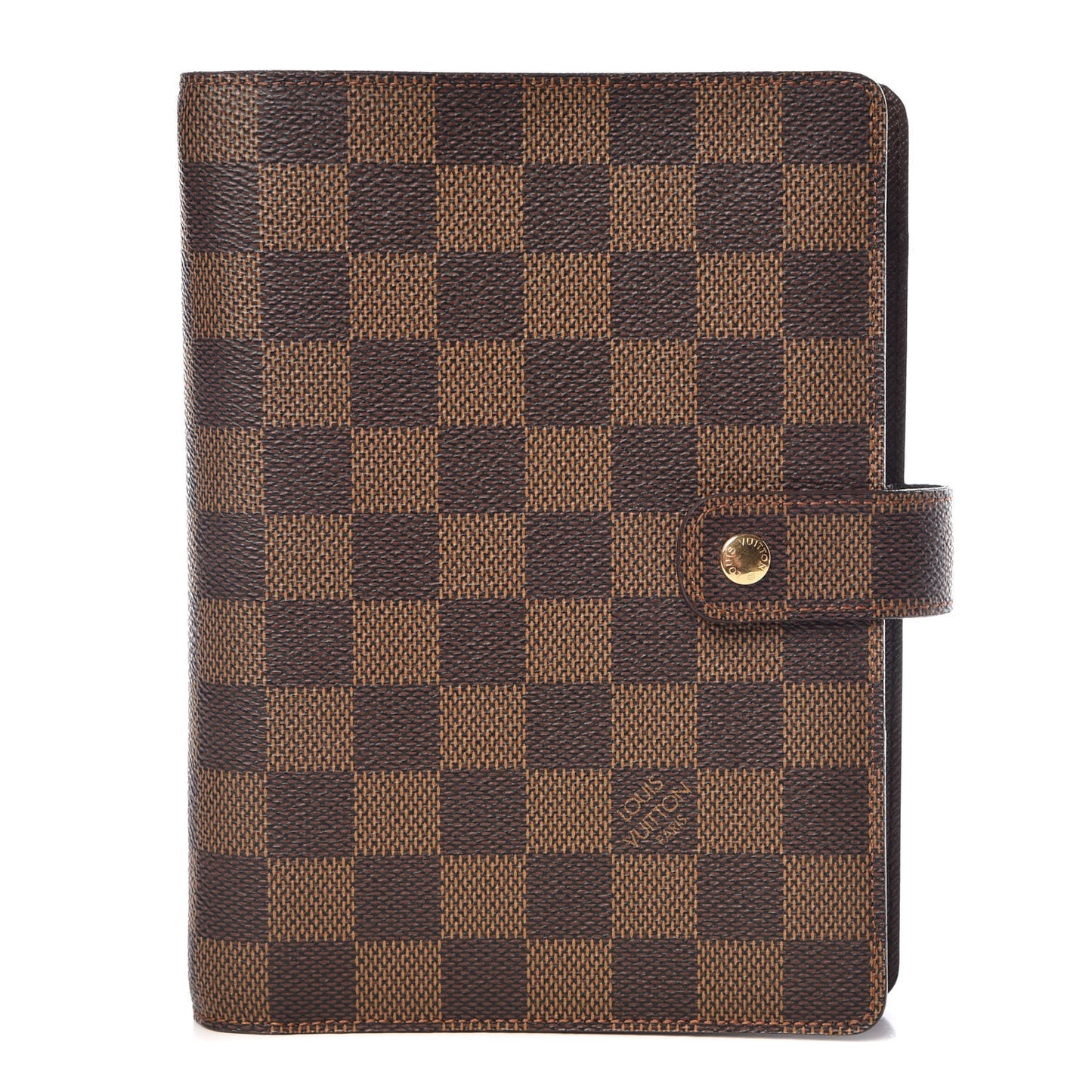 Damier Ebene Medium Ring Agenda Cover