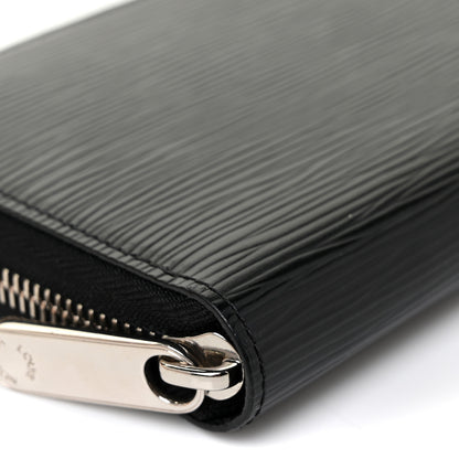 Louis Vuitton Epi Zippy Organizer Wallet Black 9 of 11