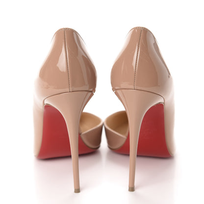 Christian Louboutin Patent Iriza 100 Pumps 40 Nude 5 of 10