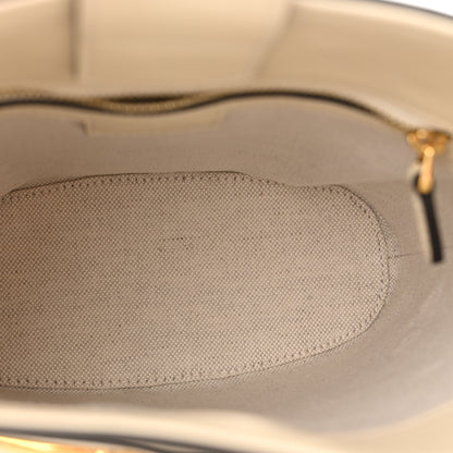 Gucci Arabella Calfskin Horsebit 73 Mini Bucket Bag White 5 of 12