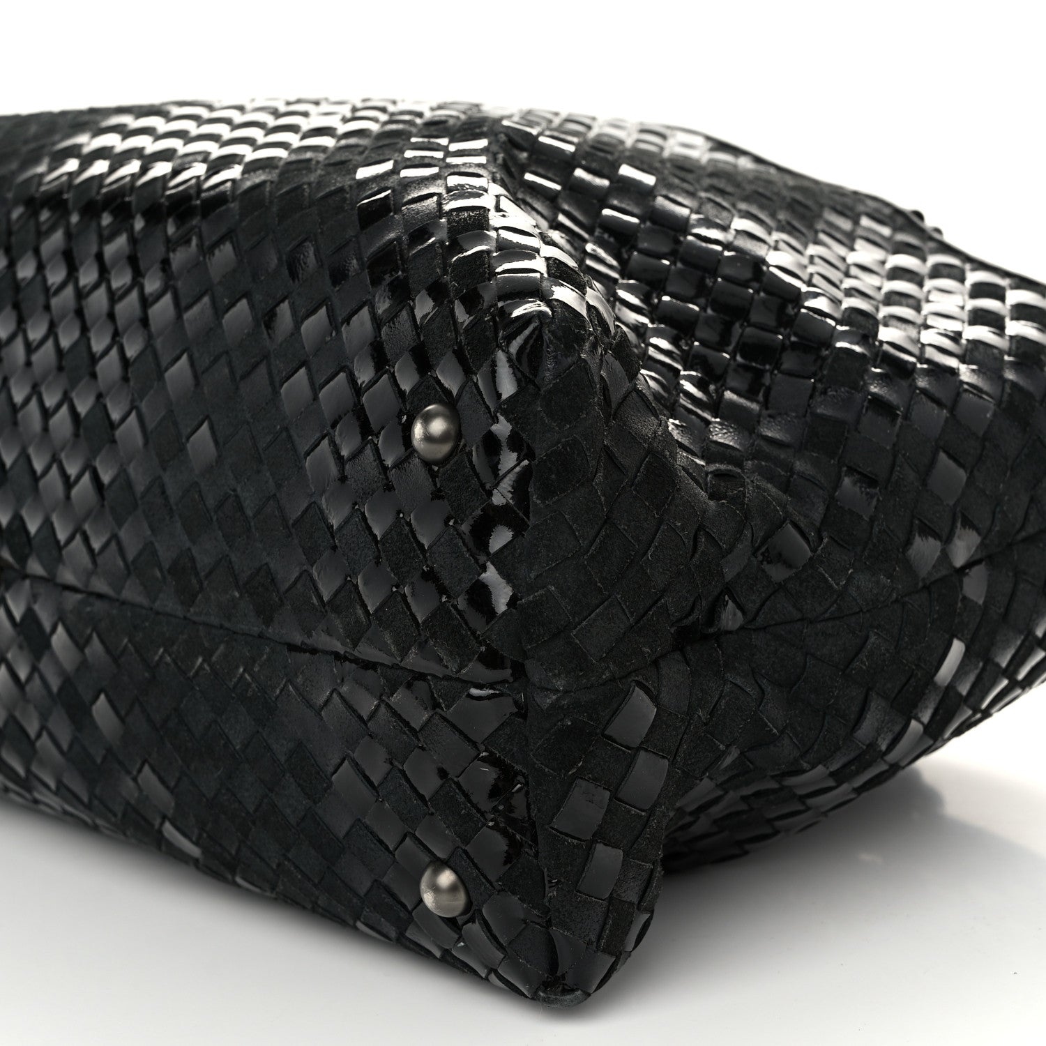 Bottega Veneta Intrecciato Rugiada Vintaga Medium Shopper Black 12 of 13