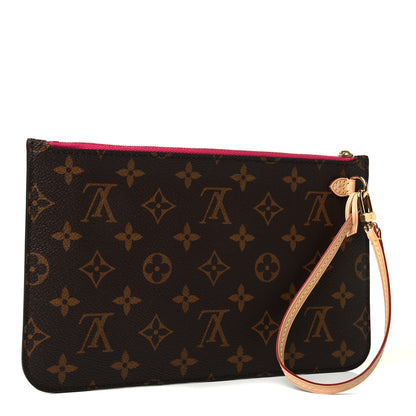 Louis Vuitton Monogram Neverfull MM GM Pochette Pivoine 2 of 5