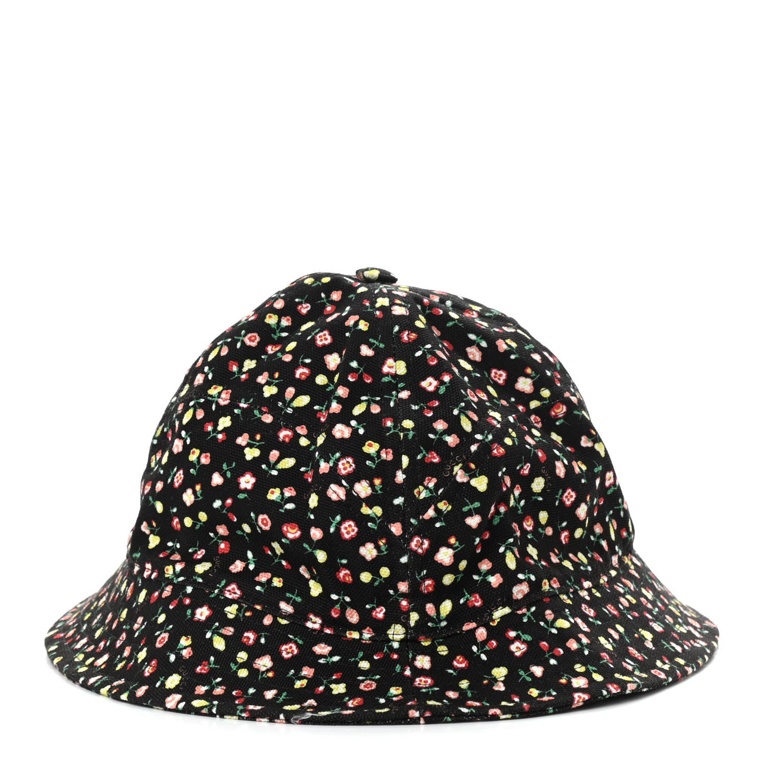 Gucci X LIBERTY OF LONDON Canvas Floral Print Bucket Hat M Black Multicolor 3 of 9
