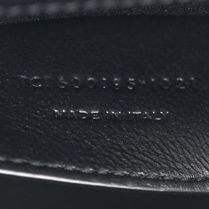 Saint Laurent Grain De Poudre Textured Mixed Matelasse Triquilt Medium Monogram Satchel Black 7 of 10