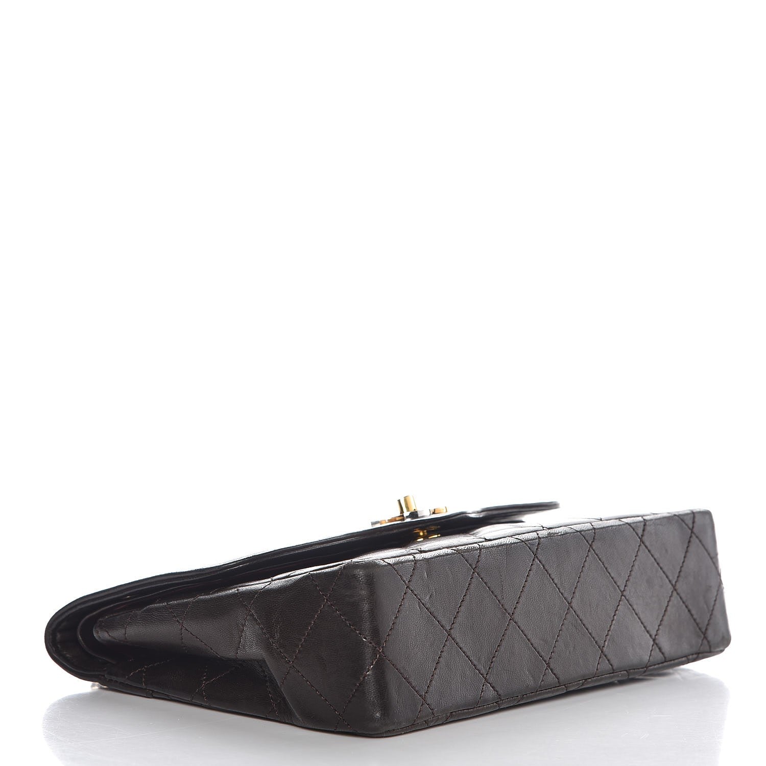 Chanel Lambskin Quilted Small Double Flap Brown 4 of 7