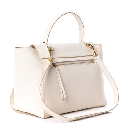 Celine Grained Calfskin Mini Belt Bag White 3 of 19
