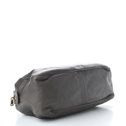 Saint Laurent Sheepskin Muse Bowler Grey 4 of 10