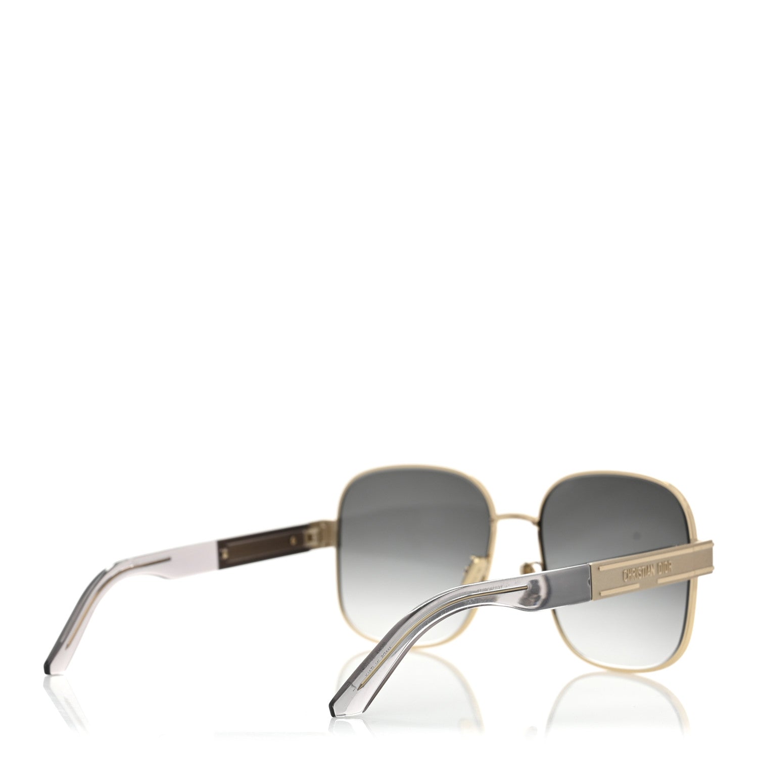 Christian Dior Diorsignature S5U Square Sunglasses Gold 4 of 7