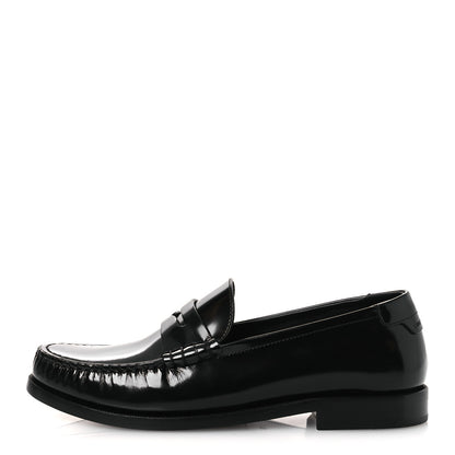 Saint Laurent Magnum Lux Calfskin Le Loafer 15 Moccasins 38 Black 1 of 11