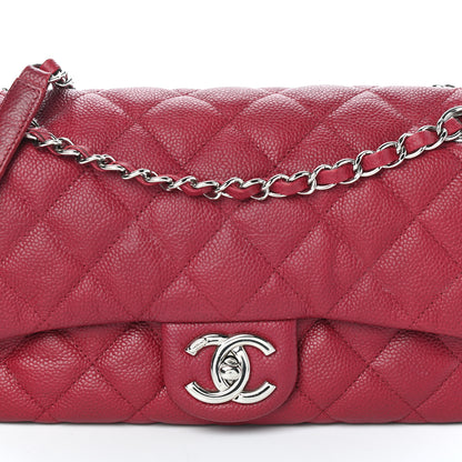 Chanel Caviar Quilted Medium Easy Flap Red 8 of 10