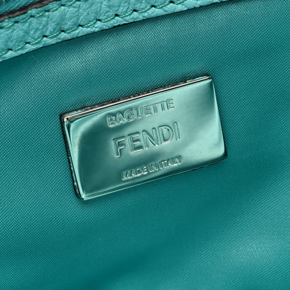 Fendi Econyl Cuoio Romano Multipocket Baguette Spring Turquoise 6 of 9
