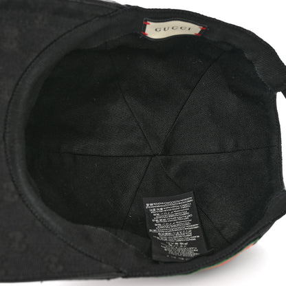 Gucci Monogram Web Baseball Hat M Black 7 of 9