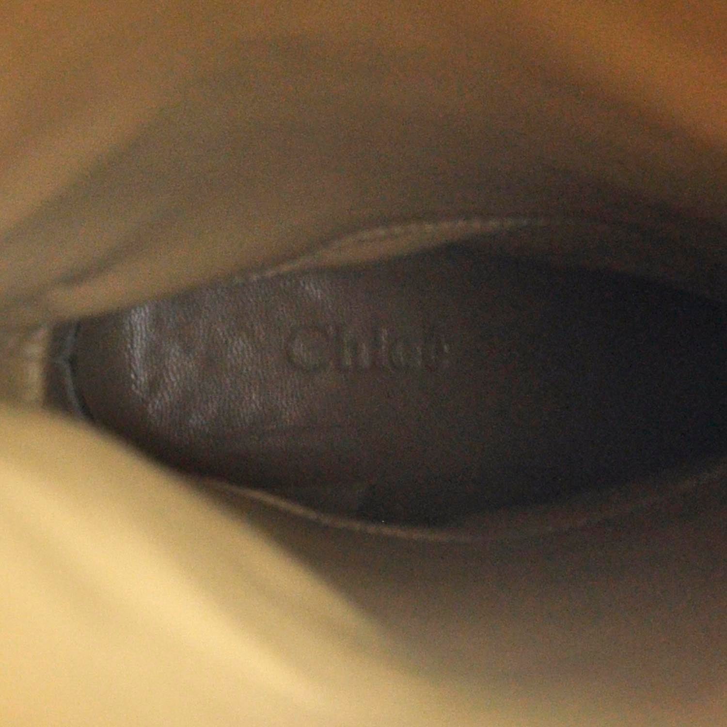 Chloe Leather Tall Riding Boots 37.5 8 of 8