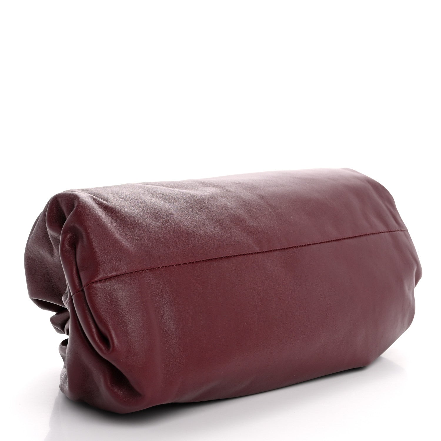 Bottega Veneta Smooth Butter Calf The Pouch Oversized Clutch Bordeaux 4 of 11