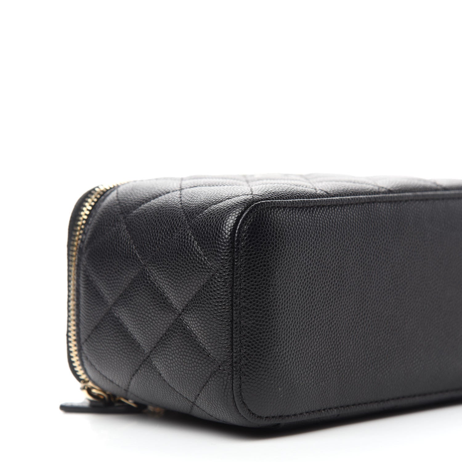 Chanel Caviar Quilted Small Vanity Case With Chain Black 9 of 11