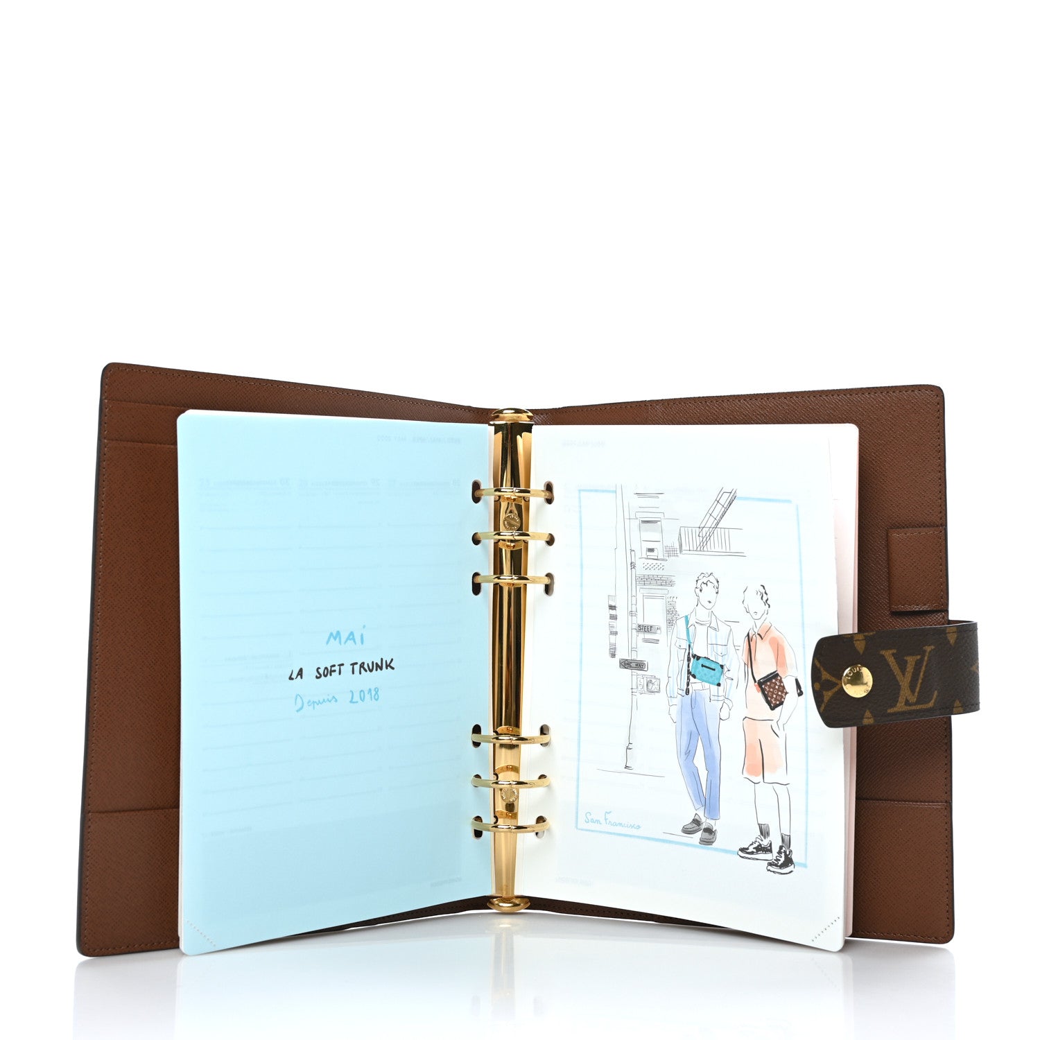 Louis Vuitton Monogram Large Ring Agenda Cover 5 of 8