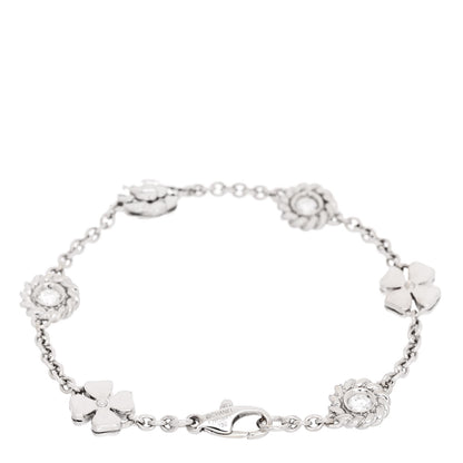 Chanel 18K Yellow Gold Diamond Camellia Bracelet 2 of 4