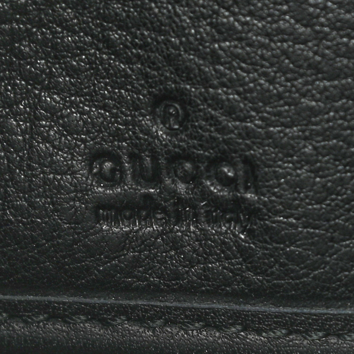 Gucci Calfskin GG Zip Around Wallet Black 6 of 9