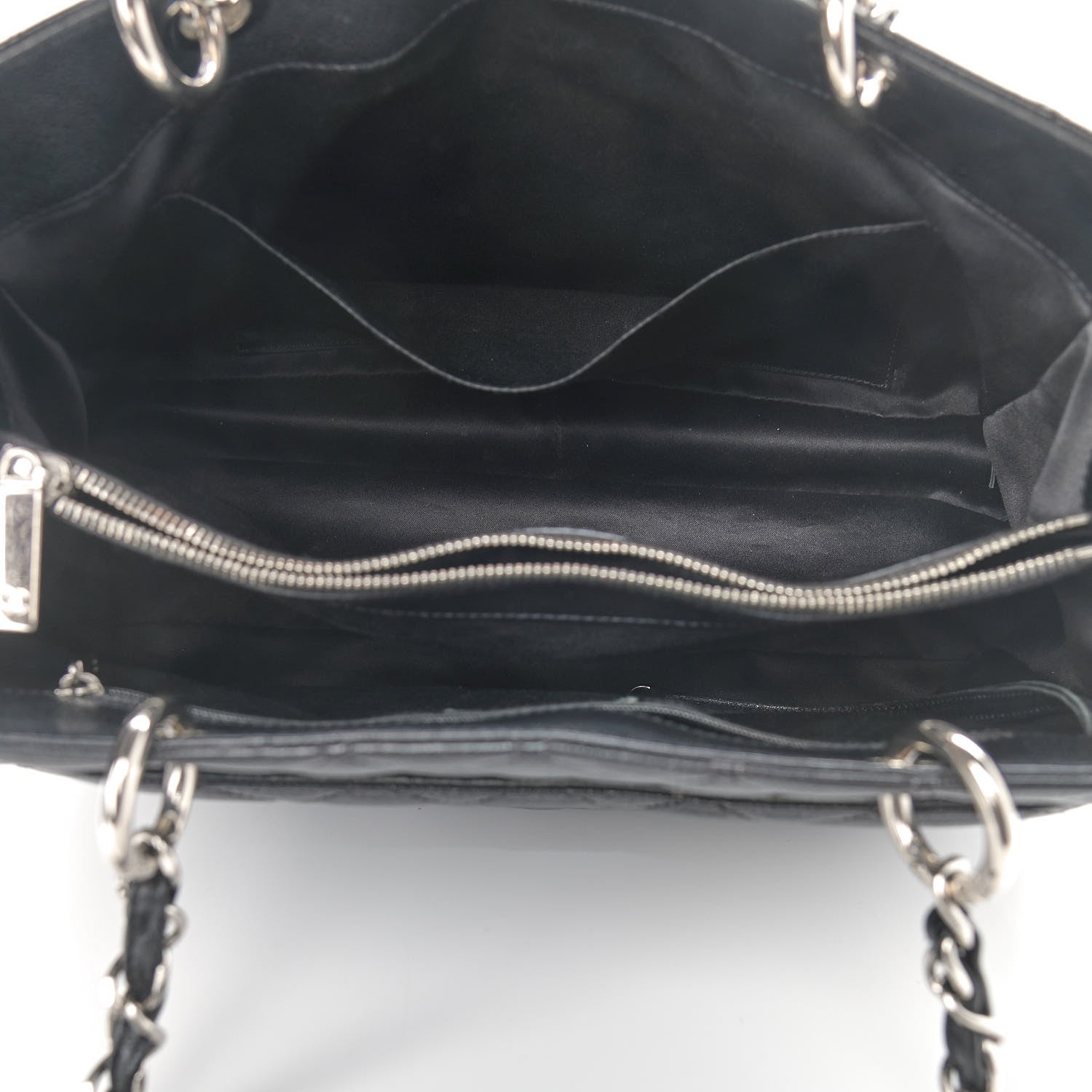 Chanel Caviar Quilted Grand Shopping Tote GST Black 5 of 14