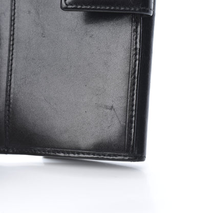Gucci Calfskin Monogram Continental Flap Wallet Black 9 of 12