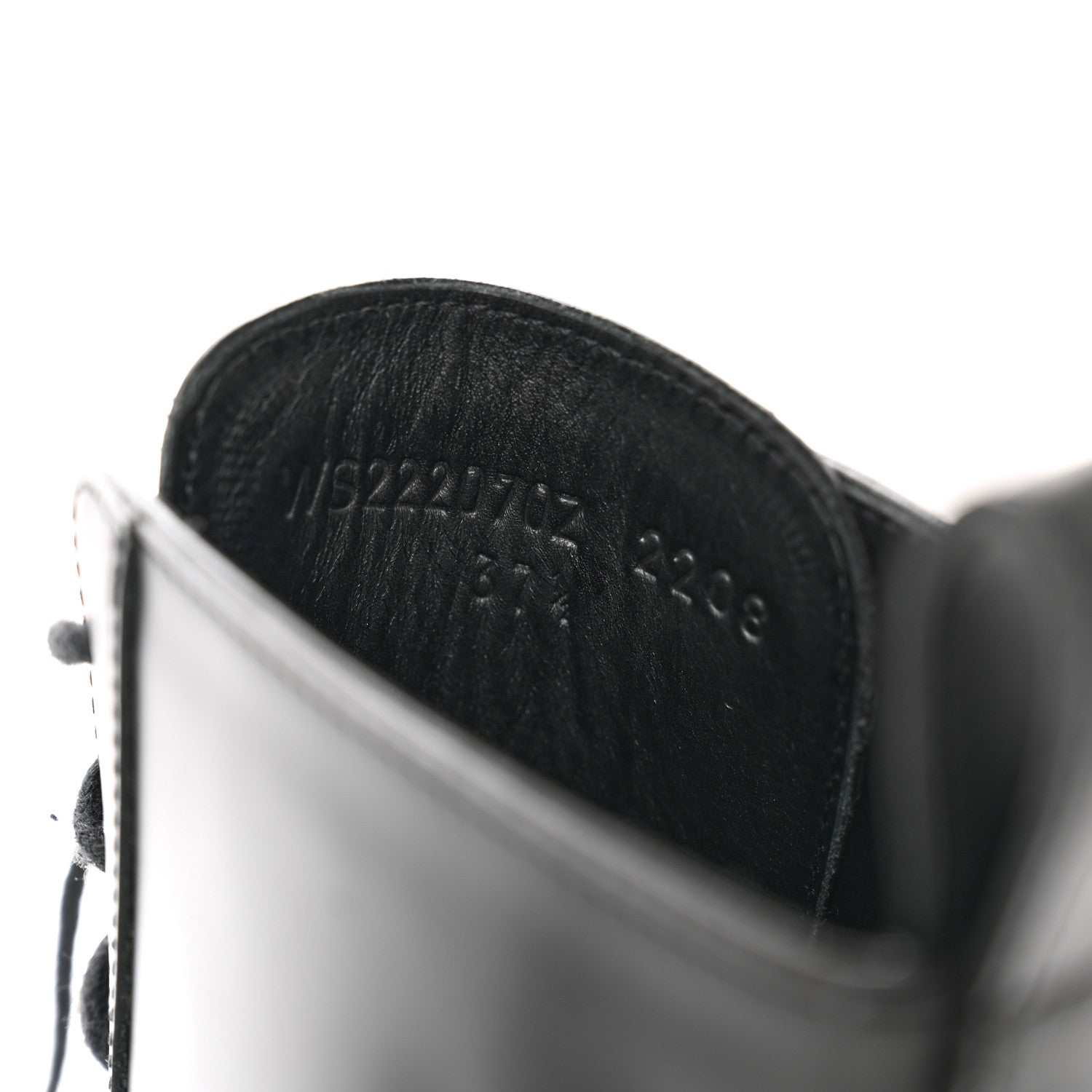 Hermes Glossed Calfskin Funk Ankle Boots 37.5 Black 7 of 8