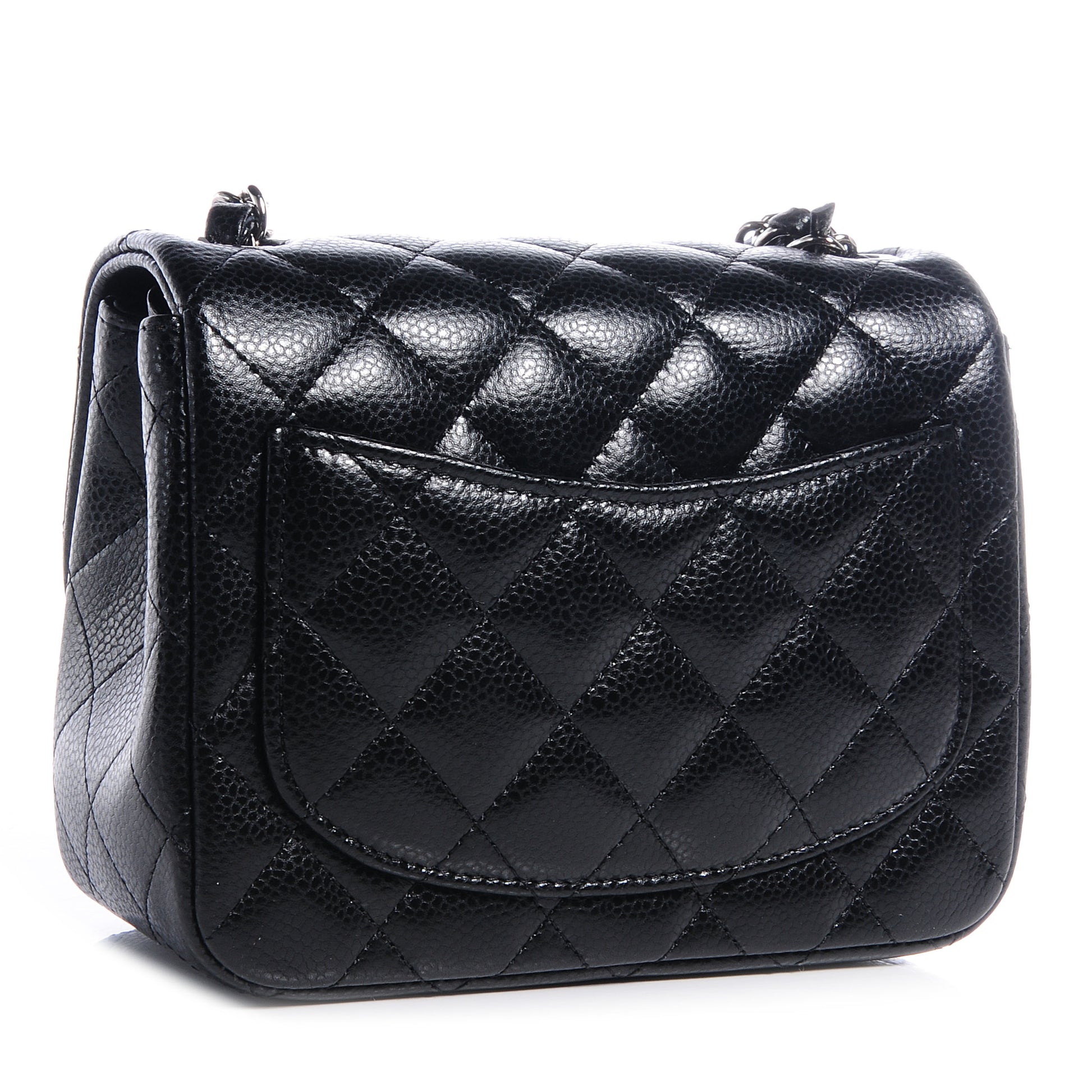 Chanel Caviar Quilted Mini Square Flap Bag Black 3 of 9