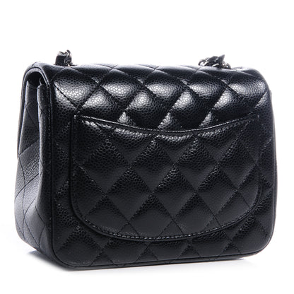 Chanel Caviar Quilted Mini Square Flap Bag Black 3 of 9